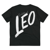 UNISEX T-SHIRT/ BLACK & WHITE LEO
