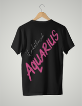 UNISEX T-SHIRT/ PINK AQUARIUS UNBOTHERED