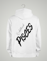 SWEAT À CAPUCHE UNISEXE / POISSONS NOIR&BLANC