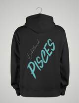 SWEAT À CAPUCHE UNISEXE / POISSONS CYAN