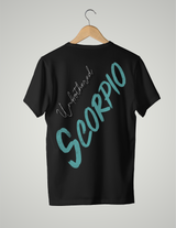 UNISEX T-SHIRT/ CYAN SCORPIO UNBOTHERED