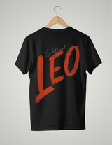 UNISEX T-SHIRT/ DEEP ORANGE LEO UNBOTHERED
