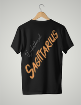 UNISEX T-SHIRT/ LIGHT ORANGE SAGITTARIUS UNBOTHERED