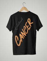 UNISEX T-SHIRT/ LIGHT ORANGE CANCER UNBOTHERED