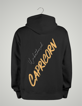SWEAT À CAPUCHE UNISEXE / CAPRICORNE ORANGE CLAIR