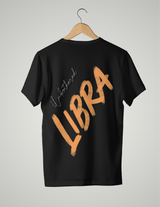 UNISEX T-SHIRT/ LIGHT ORANGE LIBRA UNBOTHERED