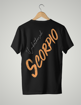 UNISEX T-SHIRT/ LIGHT ORANGE SCORPIO UNBOTHERED
