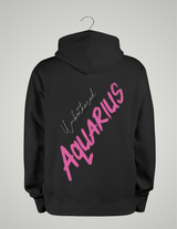 SWEAT À CAPUCHE UNISEXE / VERSEAU ROSE