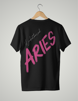 UNISEX T-SHIRT/ PINK ARIES UNBOTHERED