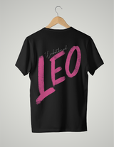 UNISEX T-SHIRT/ PINK LEO UNBOTHERED