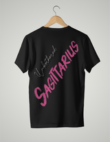 UNISEX T-SHIRT/ PINK SAGITTARIUS UNBOTHERED