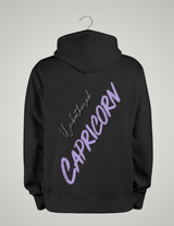 SWEAT À CAPUCHE UNISEXE / CAPRICORNE VIOLET