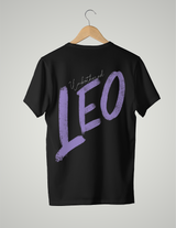 UNISEX T-SHIRT/ PURPLE LEO UNBOTHERED