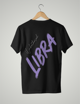 UNISEX T-SHIRT/ PURPLE LIBRA UNBOTHERED