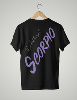 UNISEX T-SHIRT/ PURPLE SCORPIO UNBOTHERED