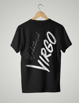 UNISEX T-SHIRT/ BLACK & WHITE VIRGO