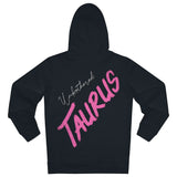 SWEAT À CAPUCHE UNISEXE / TAUREAU ROSE