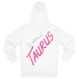 SWEAT À CAPUCHE UNISEXE / TAUREAU ROSE