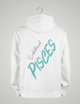 SWEAT À CAPUCHE UNISEXE / POISSONS CYAN