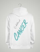 SWEAT À CAPUCHE UNISEXE / CANCER CYAN