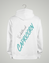 SWEAT À CAPUCHE UNISEXE / CAPRICORNE CYAN