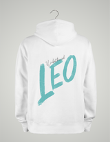 SWEAT À CAPUCHE UNISEXE / CYAN LEO