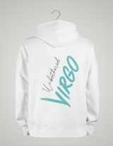 SWEAT À CAPUCHE UNISEXE / CYAN VIERGE