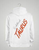 SWEAT À CAPUCHE UNISEXE / TAUREAU ORANGE FONCÉ