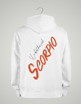 SWEAT À CAPUCHE UNISEXE / SCORPION ORANGE PROFOND