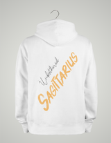 SWEAT À CAPUCHE UNISEXE / SAGITTAIRE ORANGE CLAIR