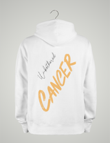 SWEAT À CAPUCHE UNISEXE / CANCER ORANGE CLAIR