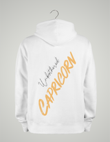 SWEAT À CAPUCHE UNISEXE / CAPRICORNE ORANGE CLAIR