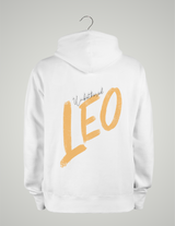 SWEAT À CAPUCHE UNISEXE / ORANGE CLAIR LEO