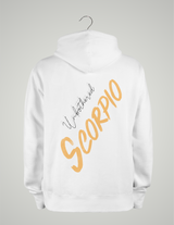 SWEAT À CAPUCHE UNISEXE / SCORPION ORANGE CLAIR