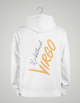 SWEAT À CAPUCHE UNISEXE / VIERGE ORANGE CLAIR