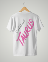 UNISEX T-SHIRT/ PINK TAURUS UNBOTHERED