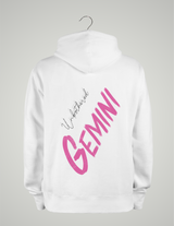 SWEAT À CAPUCHE UNISEXE / GEMINI ROSE