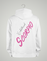 SWEAT À CAPUCHE UNISEXE / SCORPION ROSE