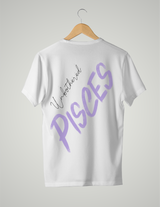 UNISEX T-SHIRT/ PURPLE PISCES UNBOTHERED