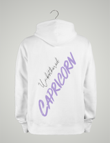 SWEAT À CAPUCHE UNISEXE / CAPRICORNE VIOLET