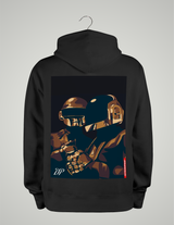 UNISEX HOODIE / DAFT PUNK DARK GOLD