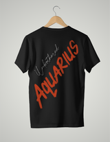 UNISEX T-SHIRT/ DEEP ORANGE AQUARIUS UNBOTHERED