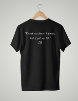 UNISEX T-SHIRT/ CB + QUOTE ON THE BACK