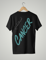 UNISEX T-SHIRT/ CYAN CANCER UNBOTHERED