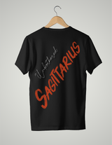 UNISEX T-SHIRT/ DEEP ORANGE SAGITTARIUS UNBOTHERED