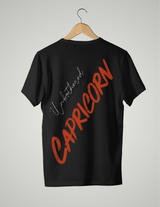 UNISEX T-SHIRT/ DEEP ORANGE CAPRICORN UNBOTHERED