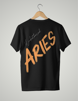 UNISEX T-SHIRT/ LIGHT ORANGE Aries UNBOTHERED