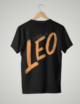 UNISEX T-SHIRT/ LIGHT ORANGE LEO UNBOTHERED