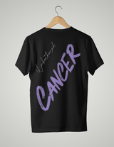 UNISEX T-SHIRT/ PURPLE CANCER UNBOTHERED