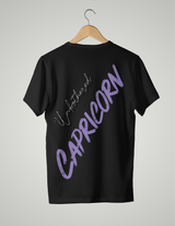 UNISEX T-SHIRT/ PURPLE CAPRICORN UNBOTHERED